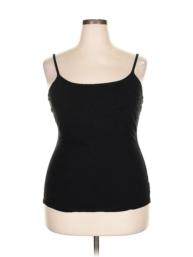 Pre-owned Unbranded Tank Top Black Strapless Neckline Tops