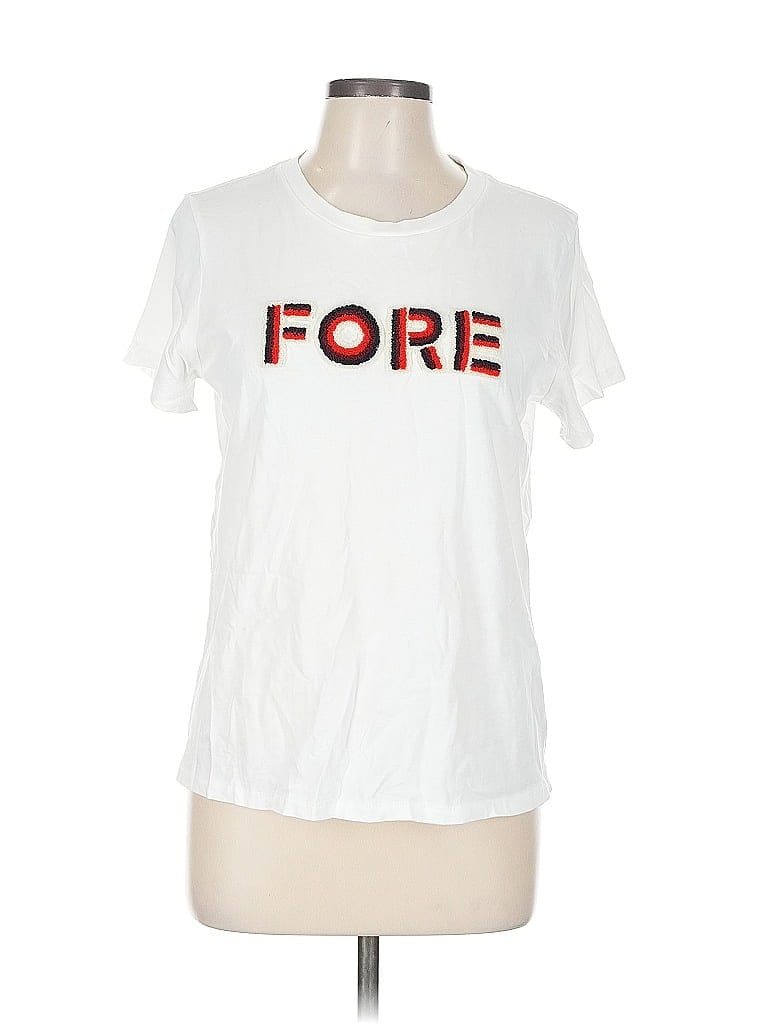 Pre-owned G/fore Short Sleeve T-shirt In White