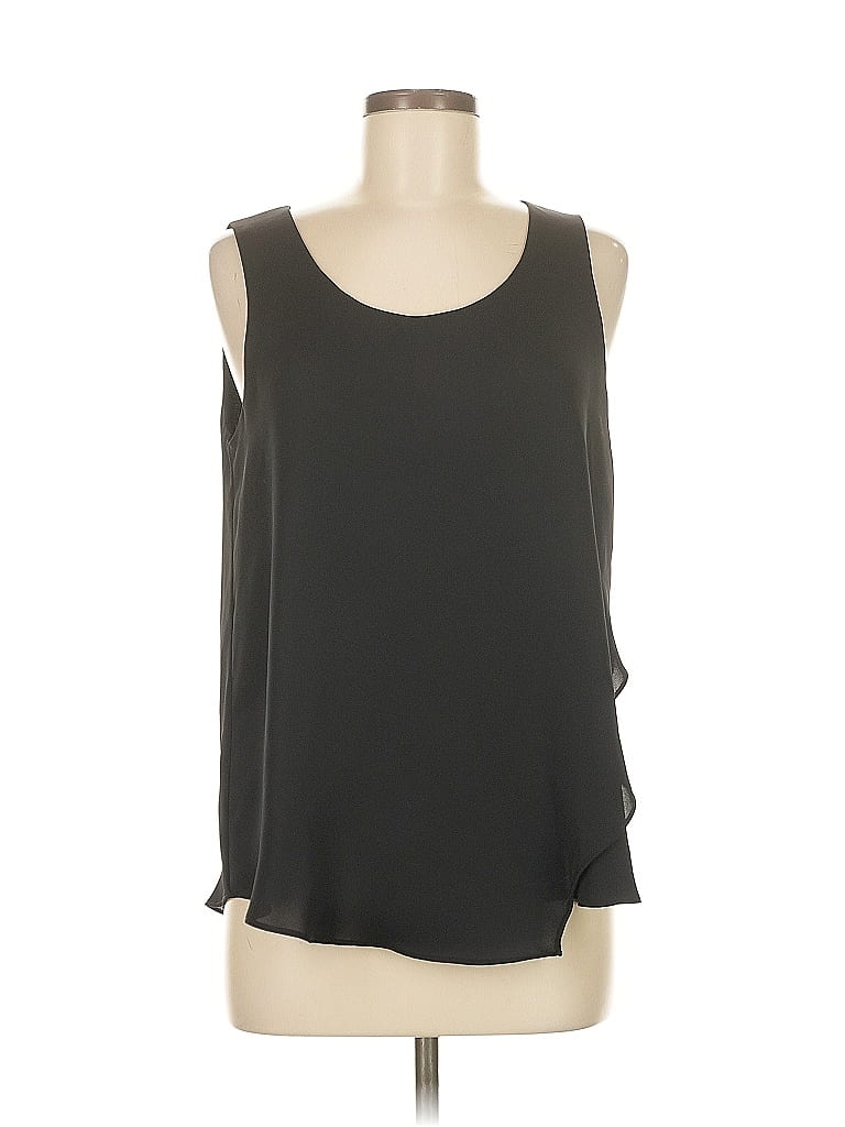 Pre-owned Nic + Zoe Sleeveless Blouse In Black