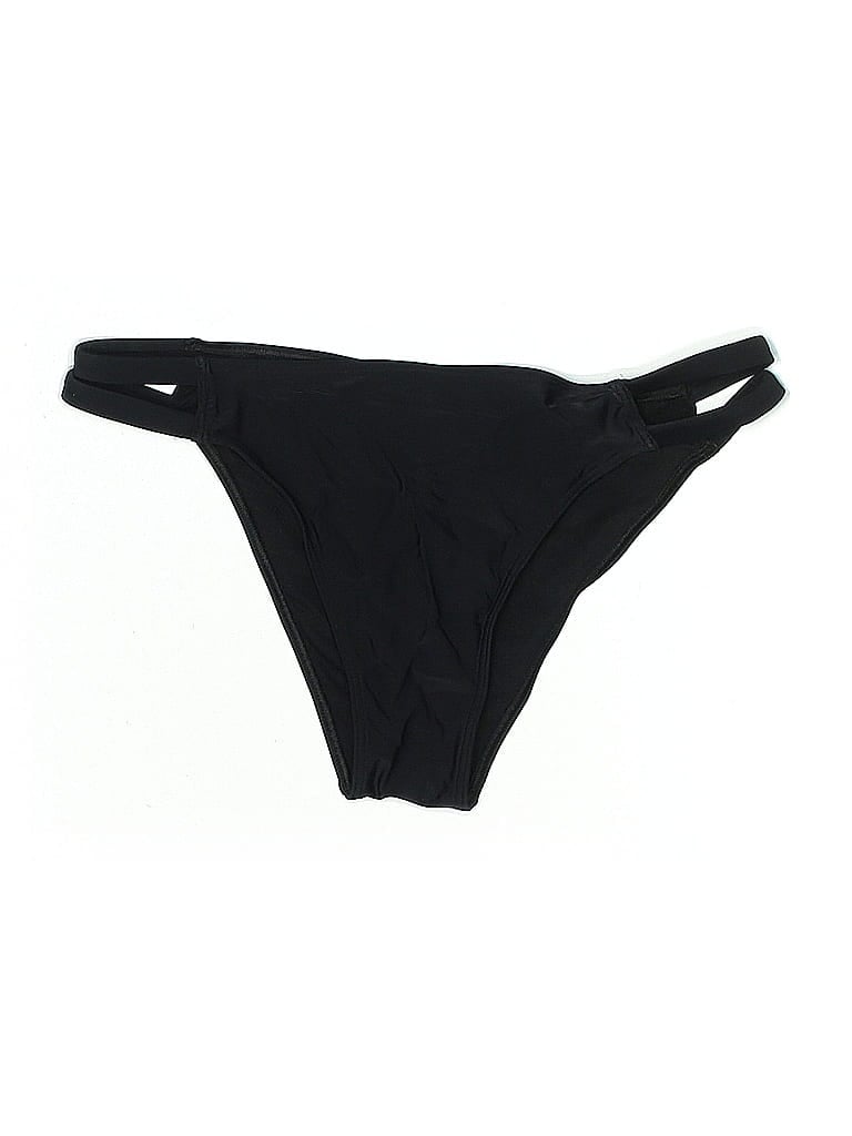 Pre-owned Abercrombie & Fitch Swimsuit Bottoms In Black