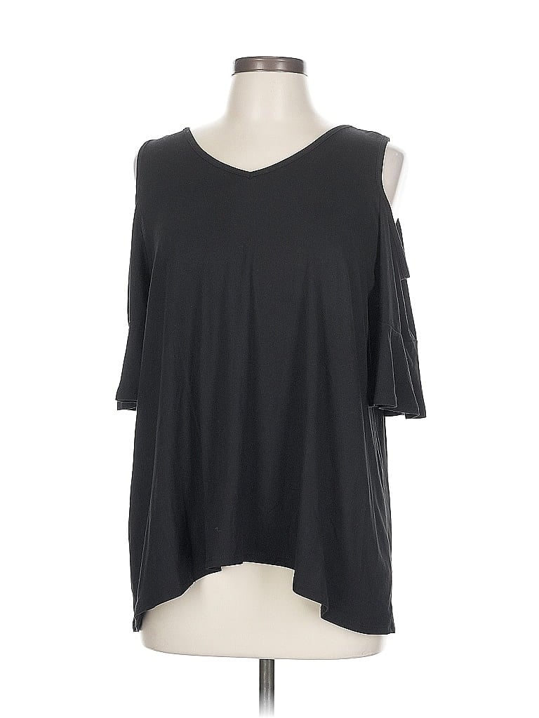 LAZY SUNDAYS Pre-owned 3/4 Sleeve T-shirt In Black