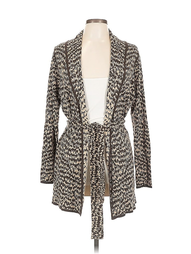 Pre-owned Charter Club Cardigan Sweater In Brown