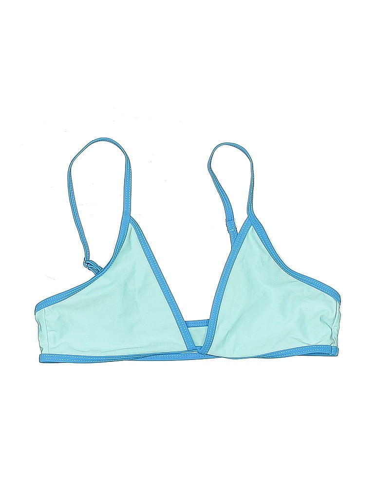 Pre-owned Unbranded Swimsuit Top Blue Swimwear