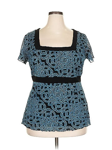 NY Collection Short Sleeve Top (view 1)