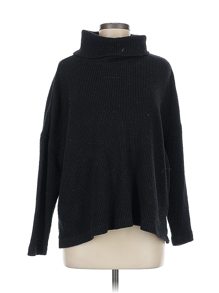 Pre-owned Old Navy Turtleneck Sweater In Black