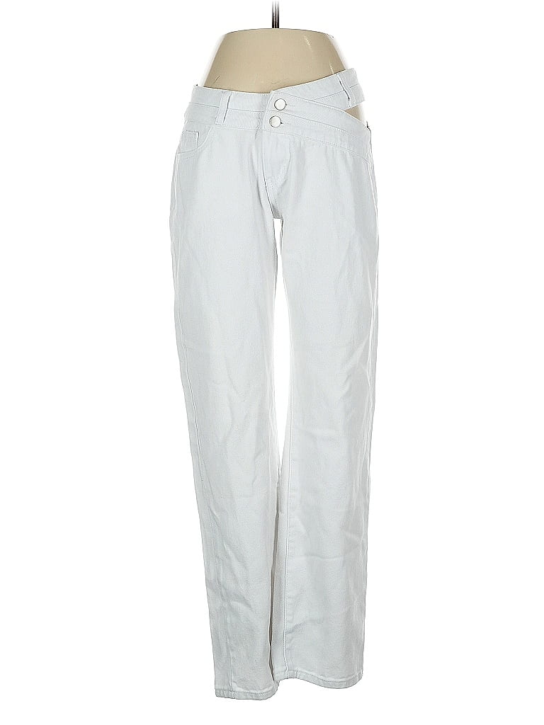 Pre-owned Et Clet Jeans In White