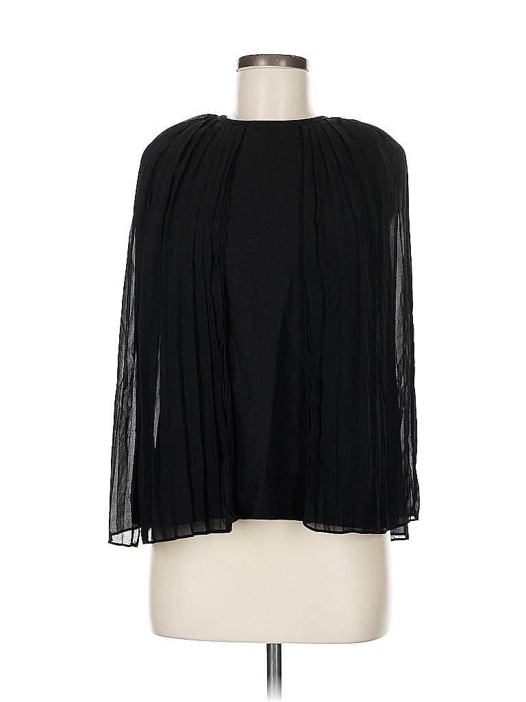 Pre-owned For Cynthia 3/4 Sleeve Blouse In Black