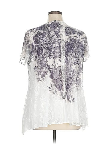Roz & Ali Short Sleeve Blouse (view 2)