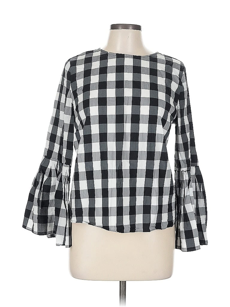 Pre-owned Sunday In Brooklyn Long Sleeve Blouse In Black