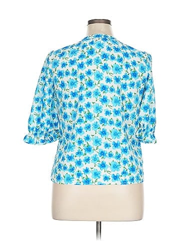 NY Collection Short Sleeve Blouse (view 2)