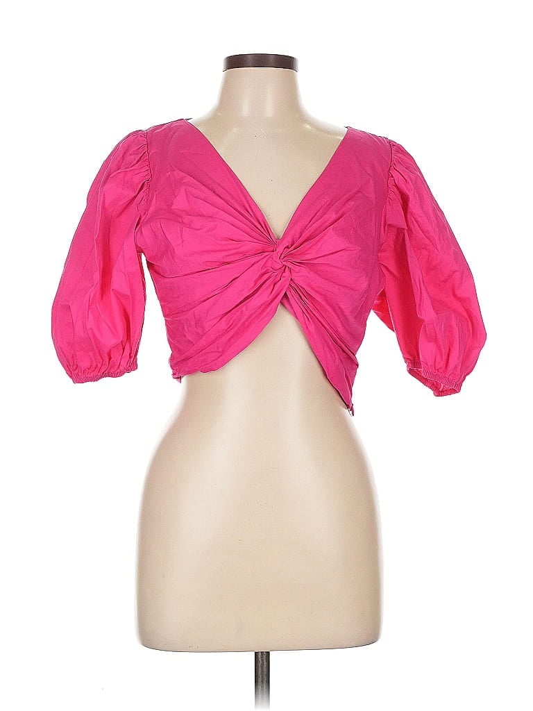 Click to view more detailed imagery on our partner's website Pre-owned Jason Wu 3/4 Sleeve Blouse In Pink