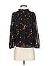 Madewell 100% Polyester Black 3/4 Sleeve Blouse Size XXS - photo 1