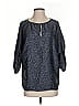 MICHAEL Michael Kors 100% Polyester Gray 3/4 Sleeve Blouse Size S - photo 1