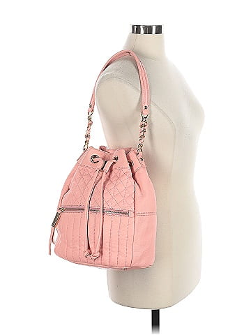 B Makowsky Leather Bucket Bag (view 2)