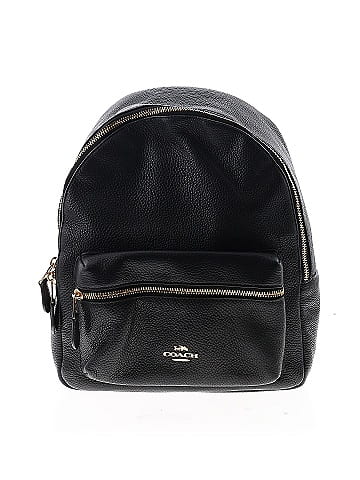 Coach Leather Backpack (view 1)