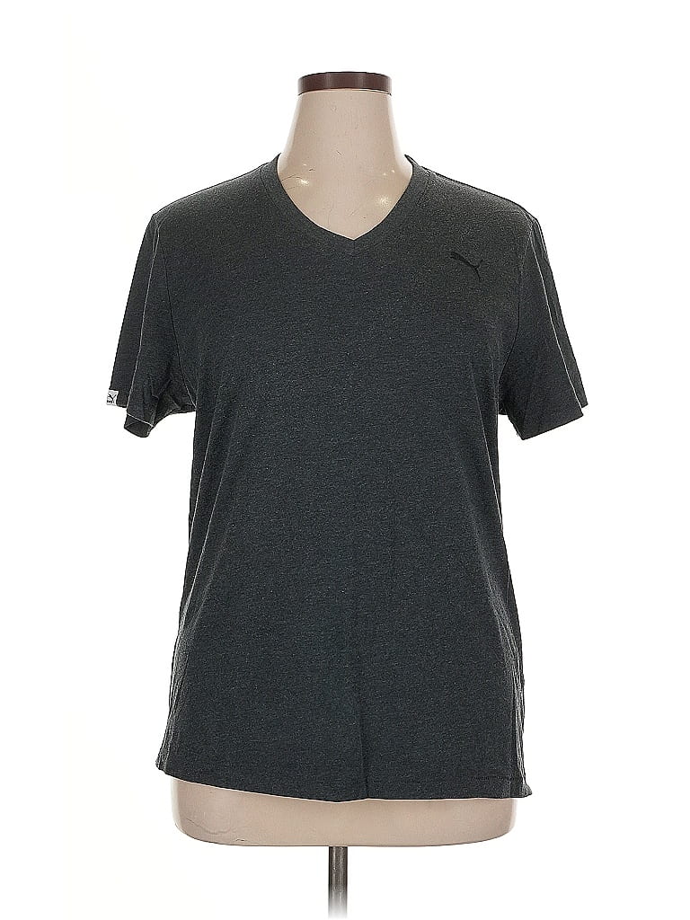 Pre-owned Puma Active T-shirt In Gray