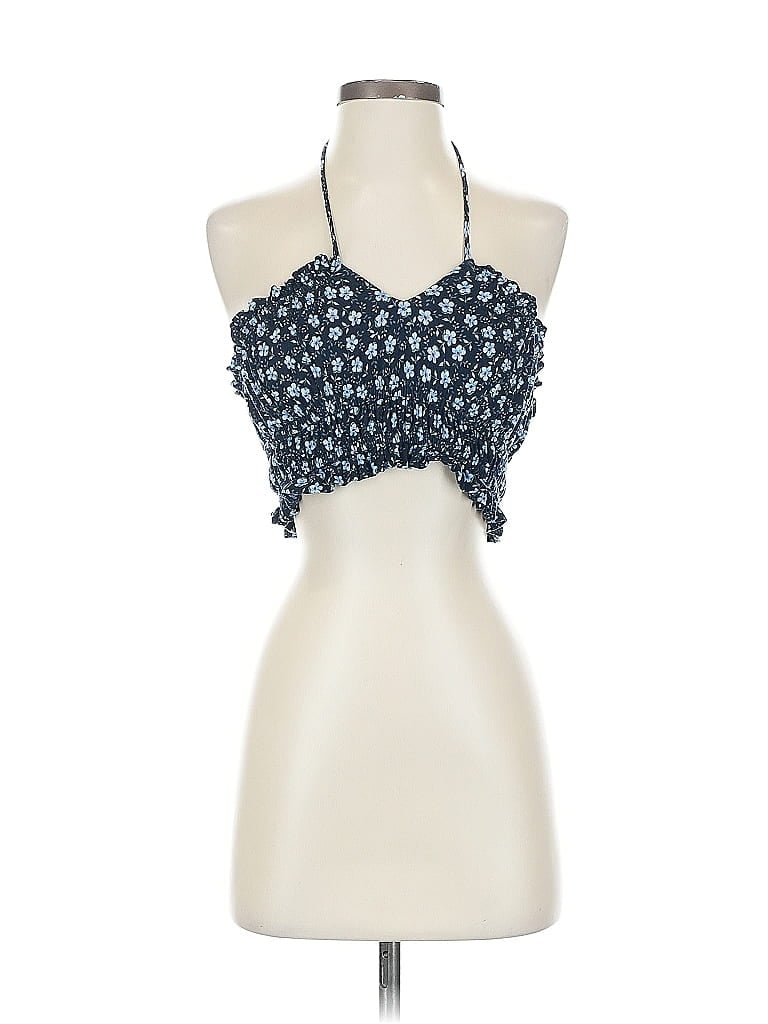 Pre-owned Urban Outfitters Sleeveless Blouse In Blue