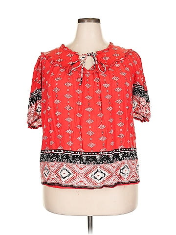 Alice Blue Short Sleeve Blouse (view 1)