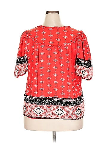 Alice Blue Short Sleeve Blouse (view 2)