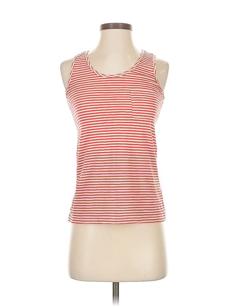 Pre-owned J.crew Factory Store Tank Top Red Halter Neckline Tops