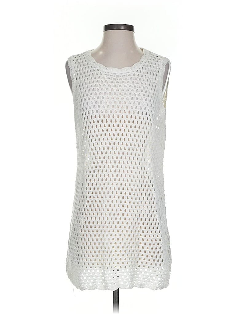 Pre-owned Assorted Brands Sweater Vest In White