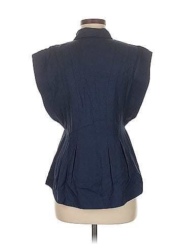 Karen Millen Sleeveless Button-Down Shirt (view 2)