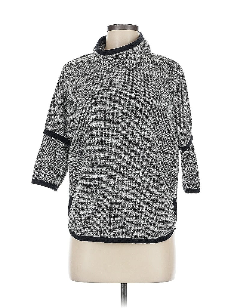 Pre-owned Max Studio 3/4 Sleeve Top Black Turtleneck Tops