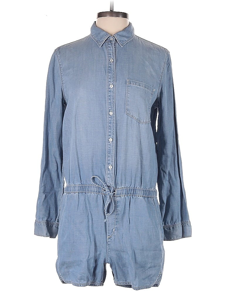 Pre-owned Hinge Romper In Blue