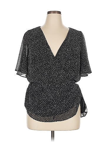 City Chic Short Sleeve Blouse (view 1)
