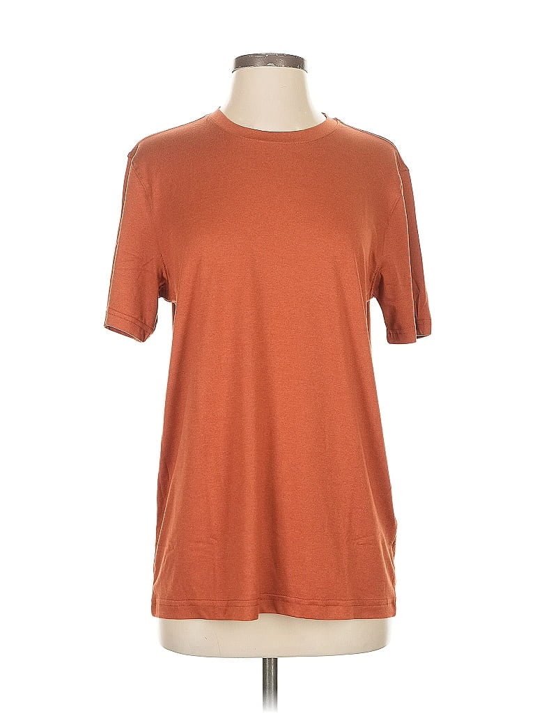 Pre-owned Active By Old Navy Short Sleeve T-shirt In Brown