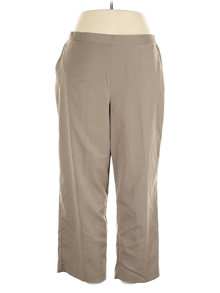 Pre-owned Alfred Dunner Casual Pants In Brown