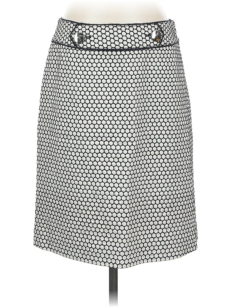 Pre-owned Ann Taylor Casual Skirt In White