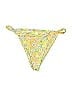 Unbranded Floral Yellow Swimsuit Bottoms Size S - photo 1