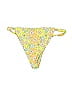 Unbranded Floral Yellow Swimsuit Bottoms Size S - photo 2