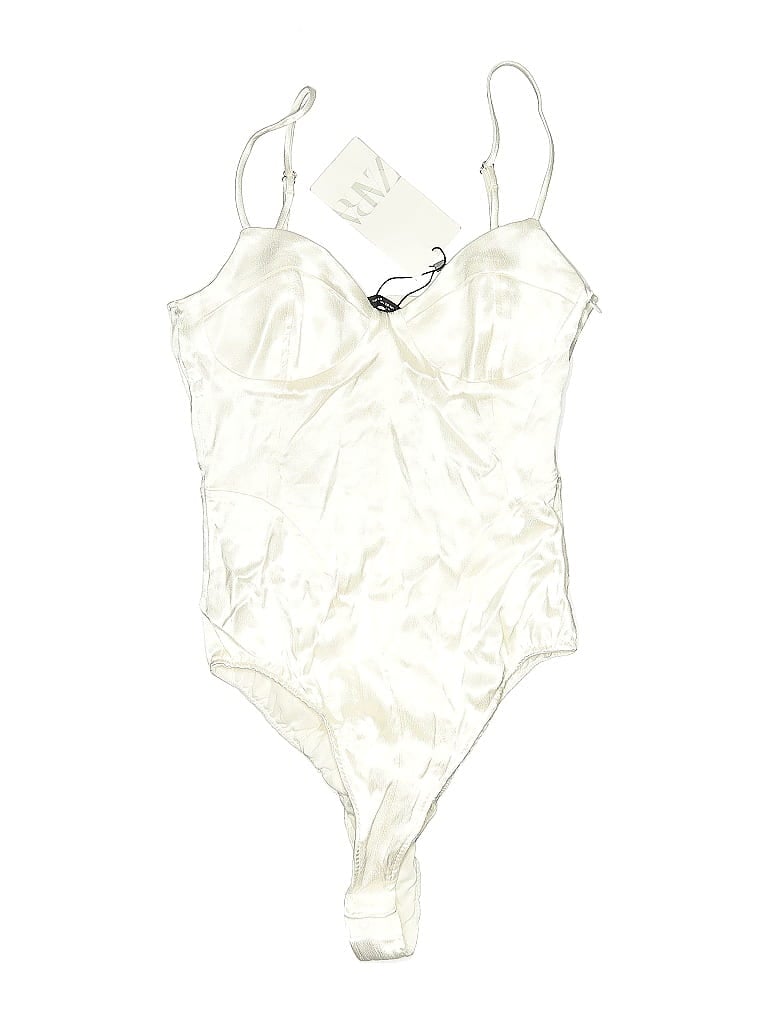 Zara One Piece Swimsuit In White