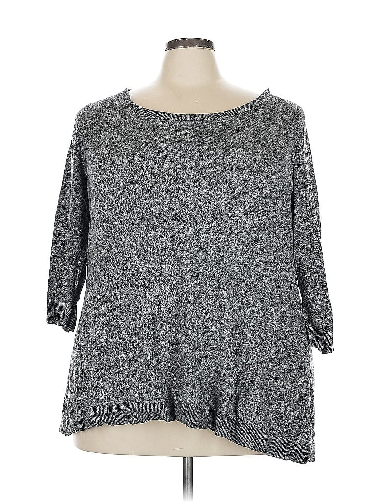 Pre-owned Torrid Pullover Sweater In Gray