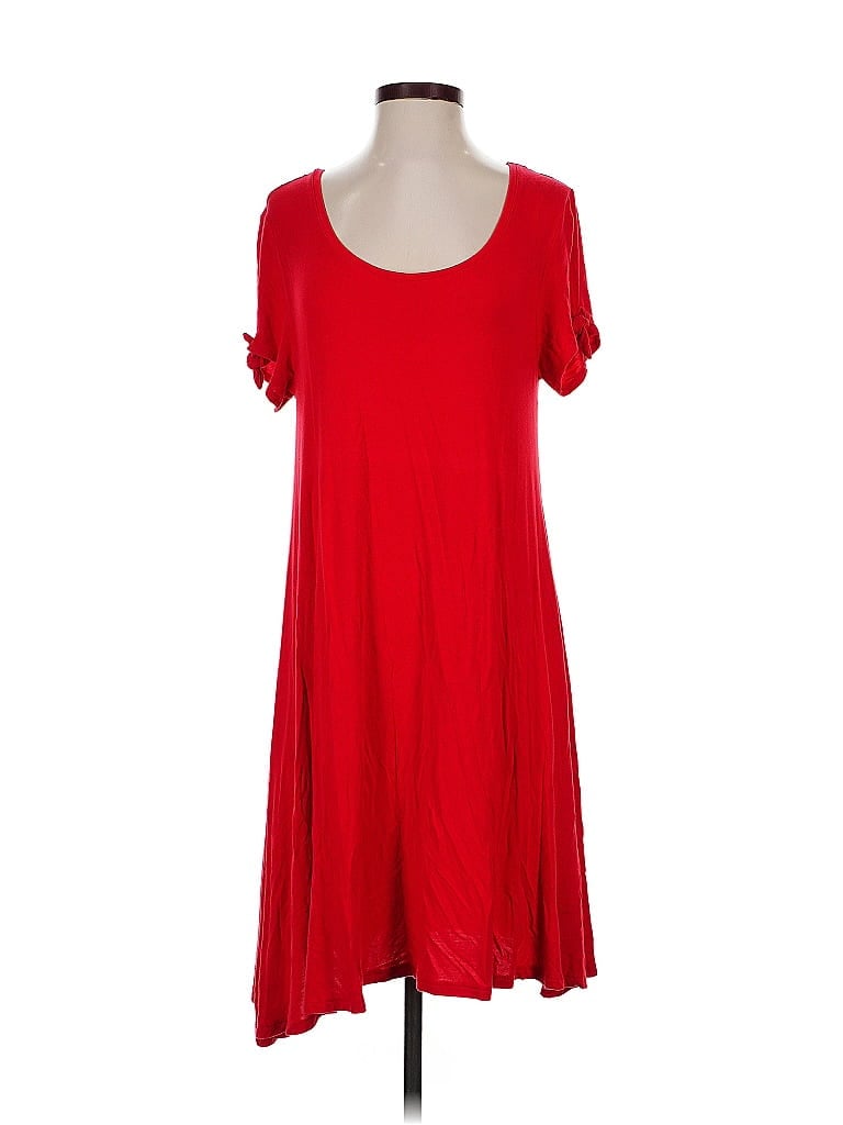 Pre-owned Style & Co Casual Dress In Red
