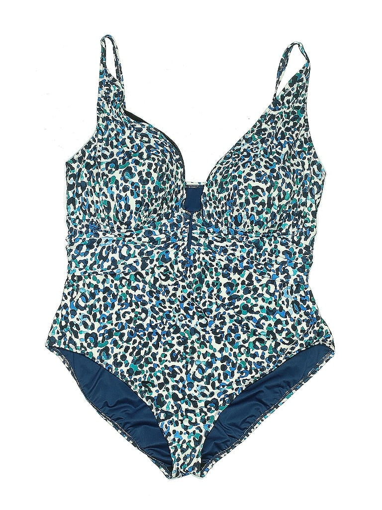 Pre-owned Bleu Rod Beattie One Piece Swimsuit In Blue