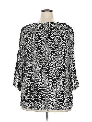 NY Collection 3/4 Sleeve Blouse (view 2)