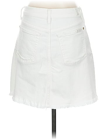 7 For All Mankind Denim Skirt (view 2)
