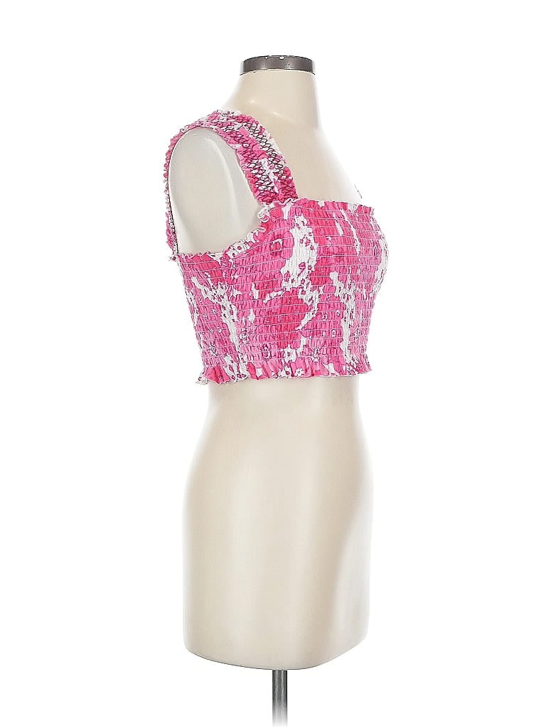 Pre-owned Urban Outfitters Sleeveless Top Pink Strapless Neckline Tops