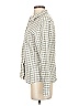 Talbots Checkered-gingham Ivory Long Sleeve Button-Down Shirt Size S - photo 5