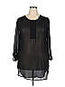 Mossimo 100% Polyester Black Casual Dress Size XXL - photo 1