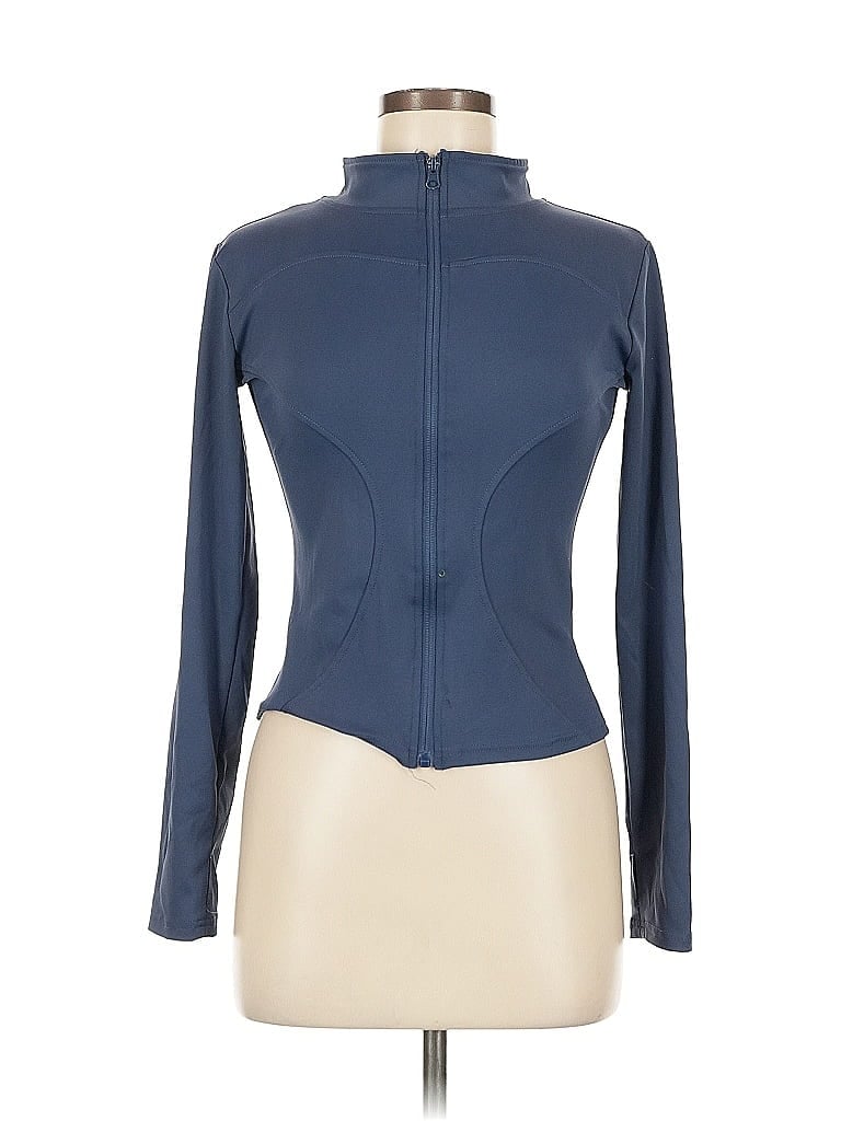 Pre-owned Shein Track Jacket In Blue