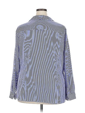 NY Collection Long Sleeve Blouse (view 2)