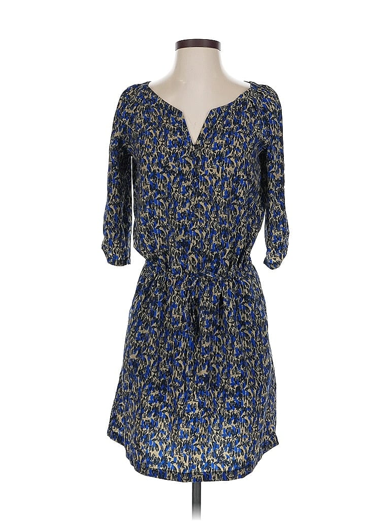 Pre-owned Mng Casual Dress In Blue