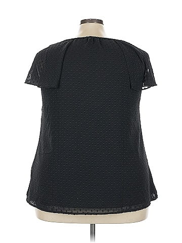 Isaac Mizrahi LIVE! Short Sleeve Blouse (view 2)