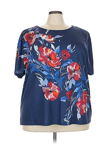 Cj Banks Short Sleeve Blouse (view 1)