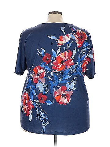 Cj Banks Short Sleeve Blouse (view 2)