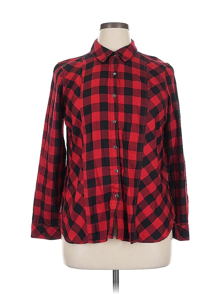 Intro Long Sleeve Button Down Shirt In White